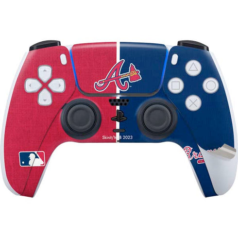 MLB Atlanta Braves Split PS5 Pro Disk Bundle  Skin